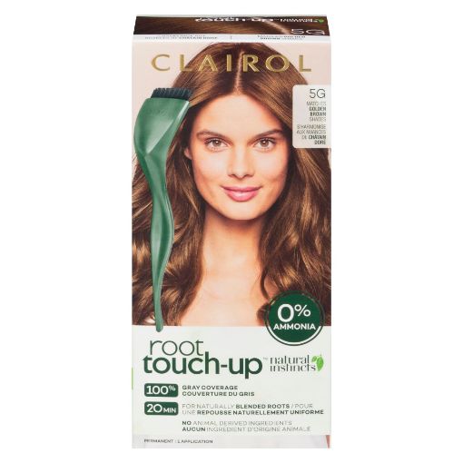 Picture of CLAIROL ROOT TOUCH UP NATURAL INSTINCTS HAIR COLOUR - 5G GOLDEN BROWN