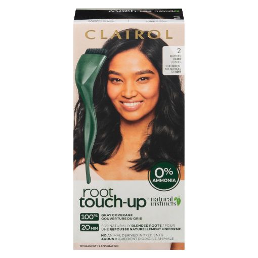 Picture of CLAIROL ROOT TOUCH UP NATURAL INSTINCTS HAIR COLOUR - 2 BLACK