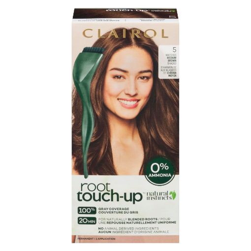 Picture of CLAIROL ROOT TOUCH UP NATURAL INSTINCTS HAIR COLOUR - 5 MEDIUM BROWN