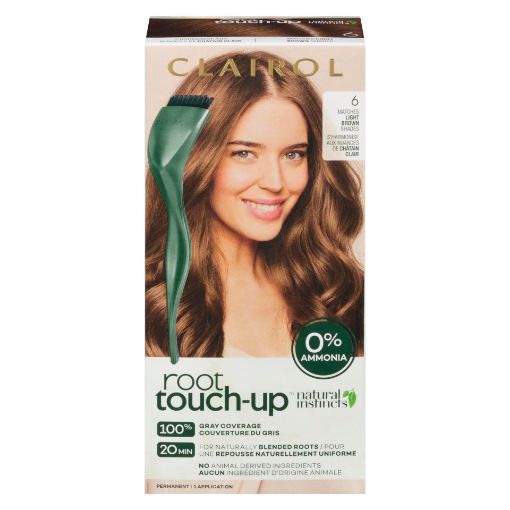 Picture of CLAIROL ROOT TOUCH UP NATURAL INSTINCTS HAIR COLOUR - 6 LIGHT BROWN