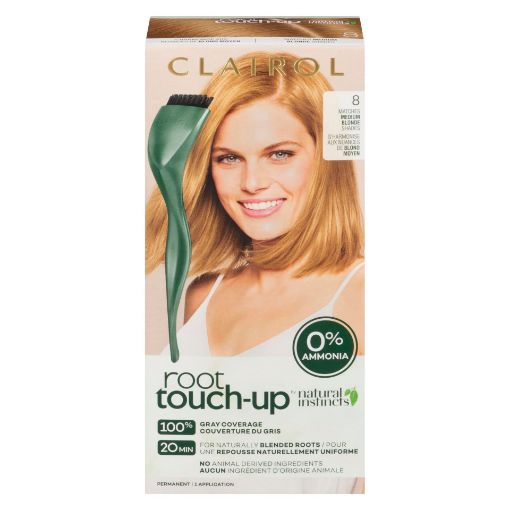 Picture of CLAIROL ROOT TOUCH UP NATURAL INSTINCTS HAIR COLOUR - 8 MEDIUM BLONDE