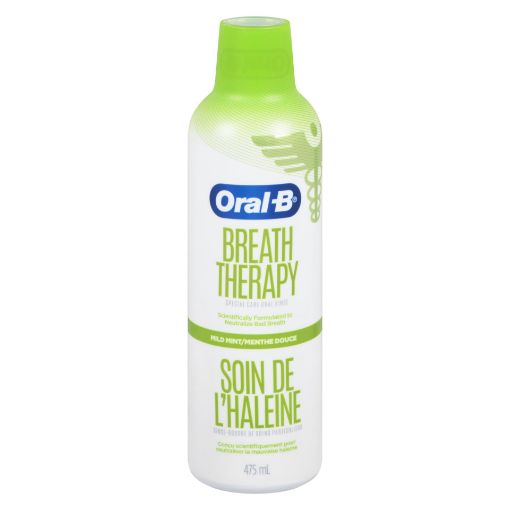 Picture of ORAL-B HYGENIC CLEAN BREATH THERAPY ORAL RINSE - MINT 475ML