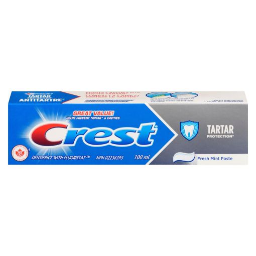 Picture of CREST TARTAR PROTECTION TOOTHPASTE - FRESH MINT 100ML