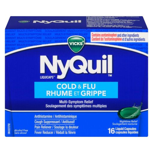 Picture of VICKS NYQUIL COLD and FLU 16S