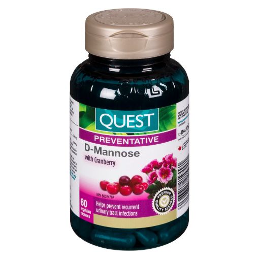 Picture of QUEST D-MANNOSE W/CRANBERRY 60S