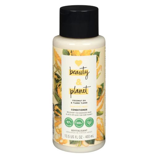 Picture of LOVE, BEAUTY, PLANET CONDITIONER - COCONUT OIL and YLANG YLANG 400ML