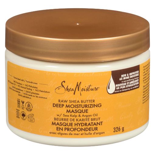 Picture of SHEA MOISTURE RAW SHEA BUTTER STYLING AID MASQUE DEEP TREATMENT 326GR