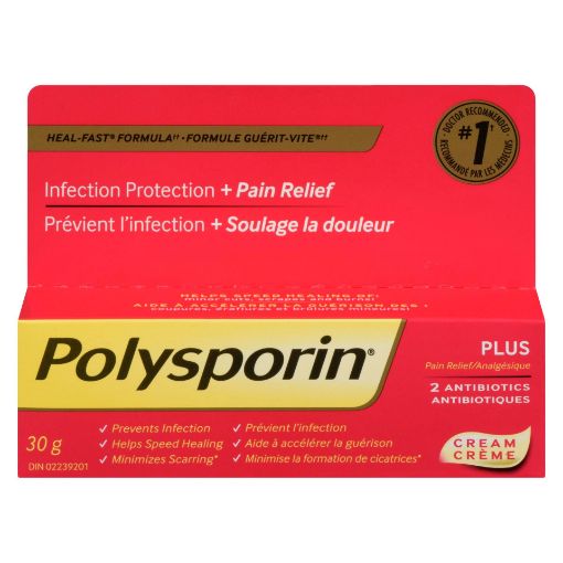 Picture of POLYSPORIN PLUS PAIN RELIEF CREAM 30GR