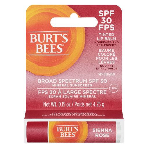 Picture of BURTS BEES TINTED LIP BALM SPF30 - SIENNA ROSE
