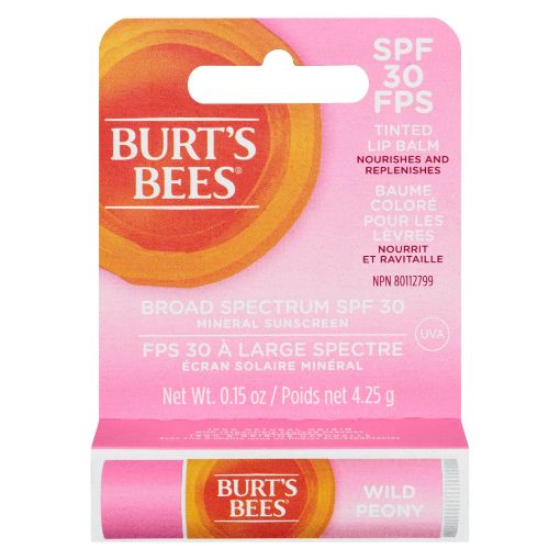 Picture of BURTS BEES TINTED LIP BALM SPF30 - WILD PEONY
