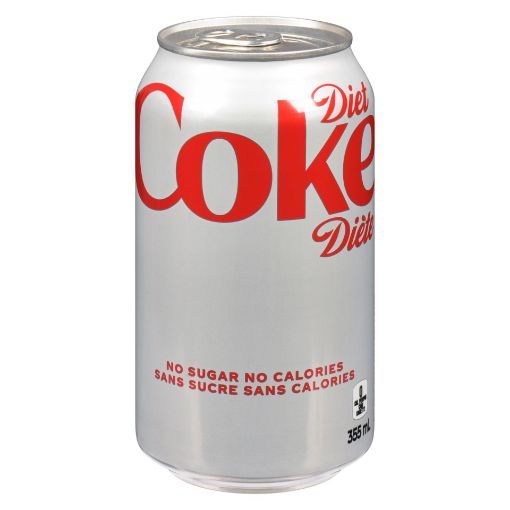 Picture of COKE DIET BEVERAGE - CAN 355ML      