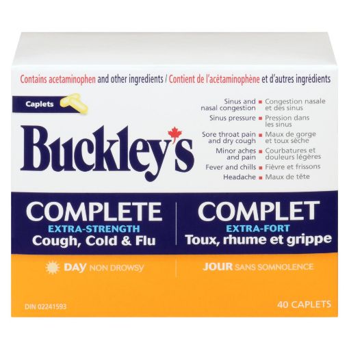 Picture of BUCKLEYS COMPLETE COUGH, COLD and FLU EXTRA STRENGTH - DAY 40S