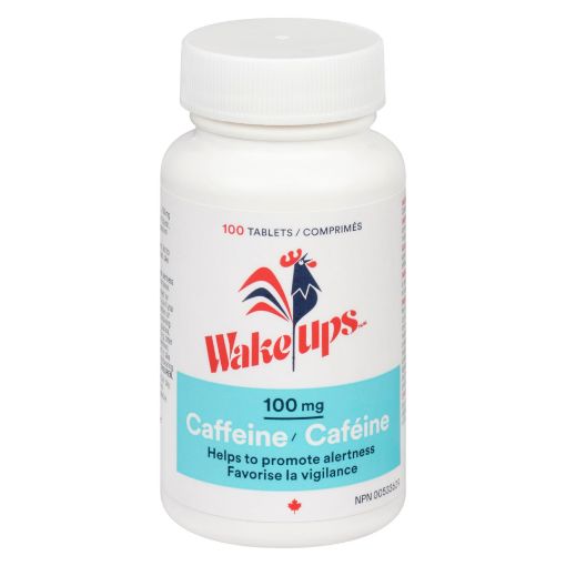 Picture of WAKE UPS 100MG - CAFFEINE TABLETS 100S