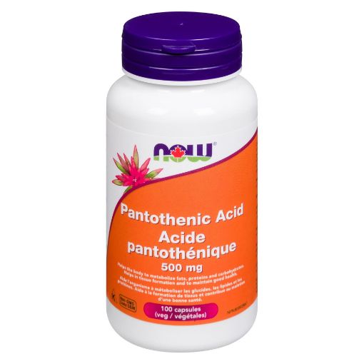 Picture of NOW PANTOTHENIC ACID - 500MG 100S                  