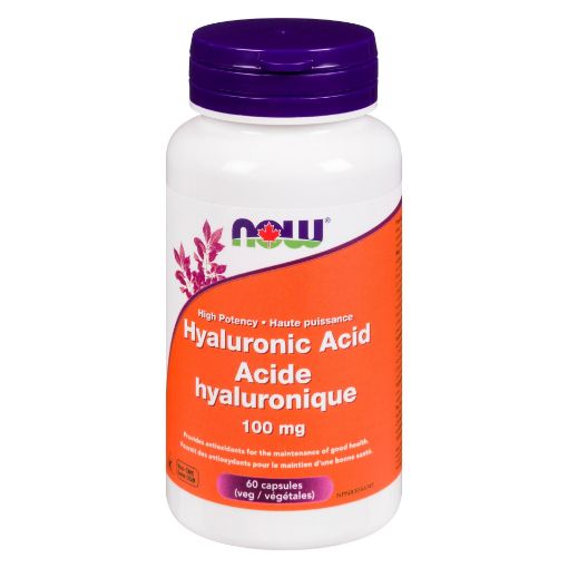 Picture of NOW HYALURONIC ACID 100MG 60S                
