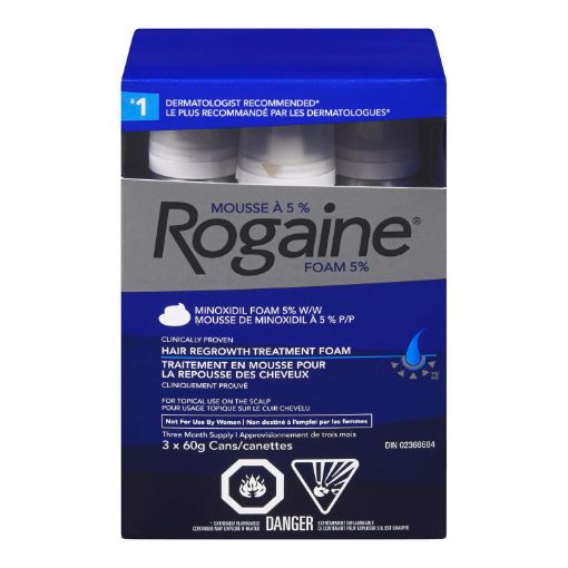 Picture of ROGAINE 5% FOAM 3X60GR