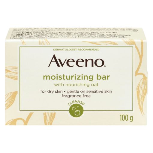 Picture of AVEENO BAR SOAP - DRY SKIN - UNSCENTED 100GR                               