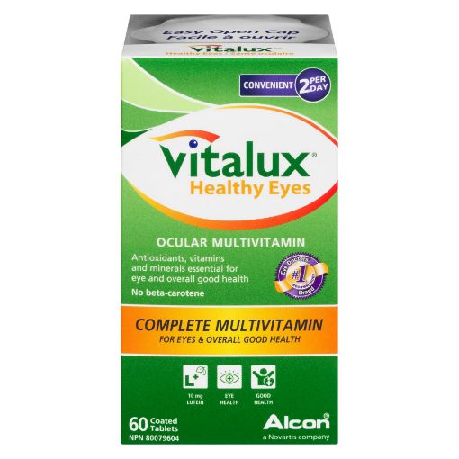 Picture of VITALUX HEALTHY EYES W/ LUTEIN TABLET 60S                                  