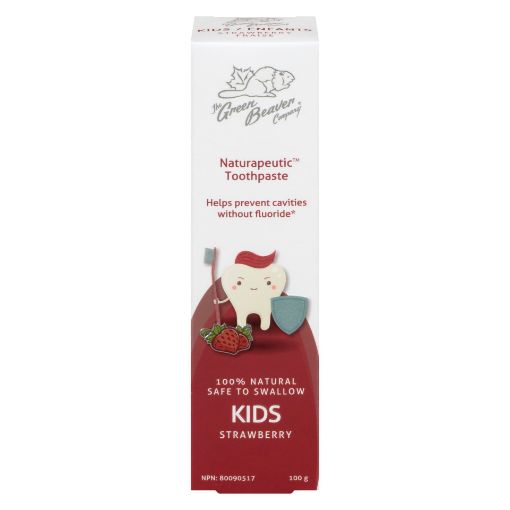 Picture of GREEN BEAVER TOOTHPASTE - KIDS - STRAWBERRY 100GR       