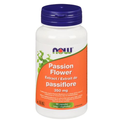 Picture of NOW PASSION - FLOWER EXTRACT 350MG 90S 