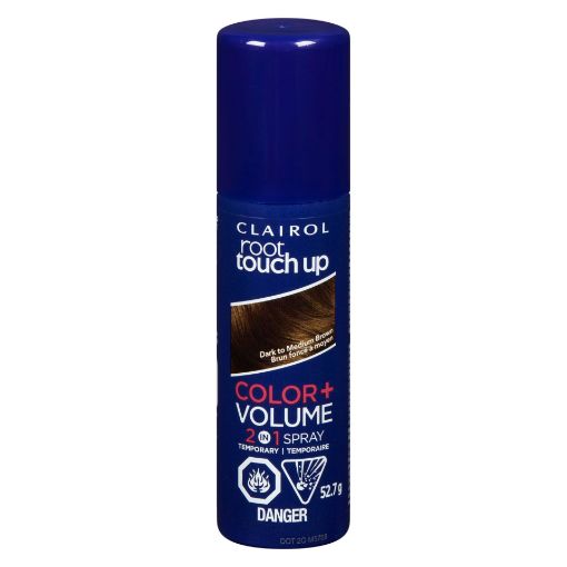 Picture of CLAIROL ROOT TOUCH UP TEMPORARY 2 IN 1 SPRAY - DARK BROWN