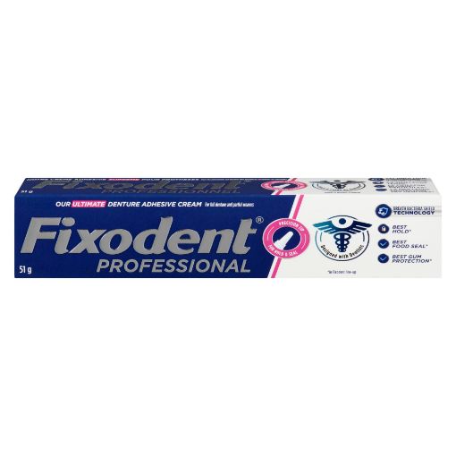 Picture of FIXODENT PROFESSIONAL DENTURE ADHESIVE CREAM 51GR