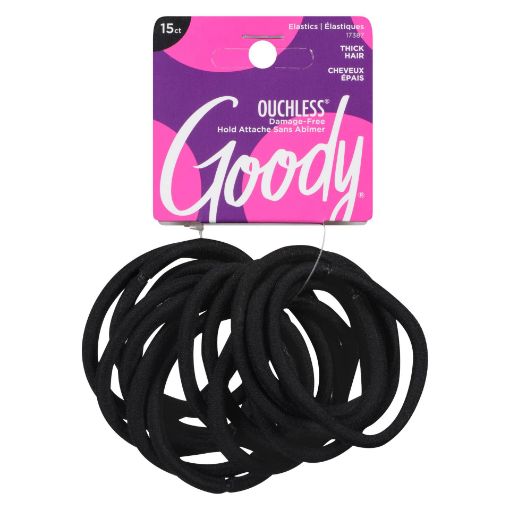 Picture of GOODY OUCHLESS ULTIMATE THICK HAIR ELASTIC BLACK 15S