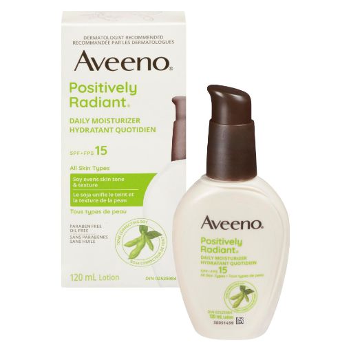 Picture of AVEENO POSITIVELY RADIANT DAILY MOISTURE SPF15 120ML