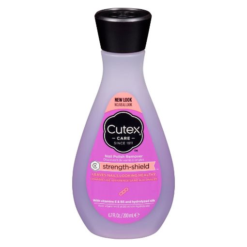 Picture of CUTEX NAIL POLISH REMOVER - STRENGTH-SHIELD 200ML                          