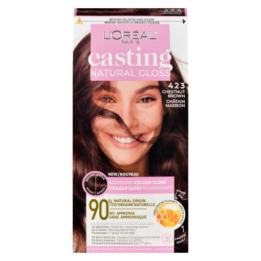 Picture of LOREAL CASTING NATURAL GLOSS HAIR COLOUR -  #423 BROWN NOISETTE