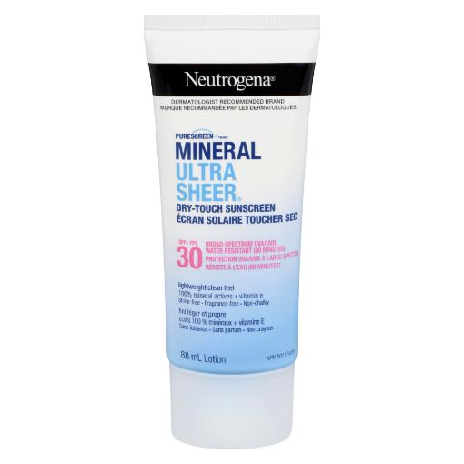 Picture of NEUTROGENA ULTRA SHEER MINERAL BODY LOTION SPF30 88ML