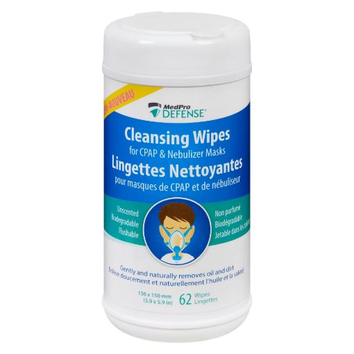 Picture of MEDPRO DEFENSE CPAP WIPES - TUBE 62S
