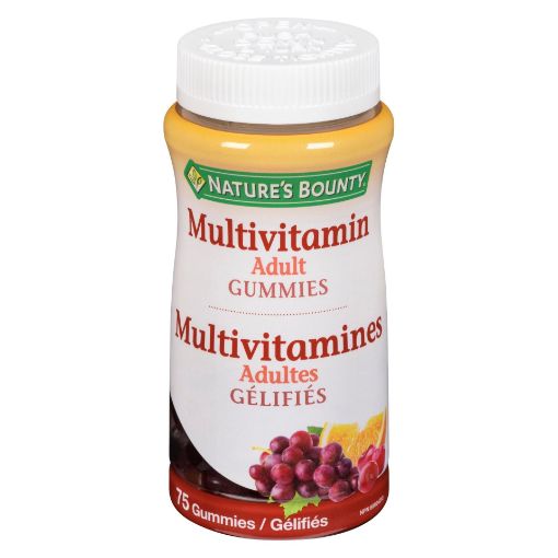 Picture of NATURES BOUNTY ADULT GUMMIES MULTI-VITAMINS 75S                            