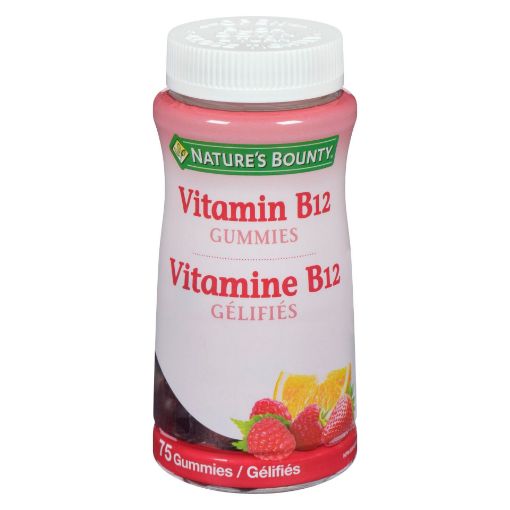 Picture of NATURES BOUNTY VITAMIN B-12 GUMMIES 75S
