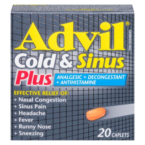 Picture of ADVIL COLD and SINUS PLUS CAPLET 20S