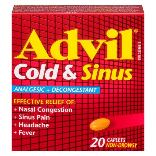 Picture of ADVIL COLD and SINUS CAPLETS 20S