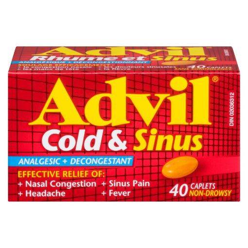 Picture of ADVIL COLD and SINUS CAPLETS 40S