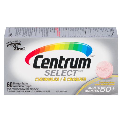 Picture of CENTRUM SELECT ADULT 50+ CHEWABLE TABLET 60S                               