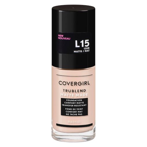 Picture of COVERGIRL TRUBLEND MATTE MADE FOUNDATION - PORCELAIN - L15                 