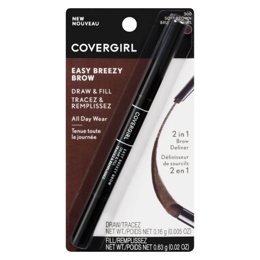 Picture of COVERGIRL EASY BREEZY BROW DRAW and FILL - SOFT BROWN