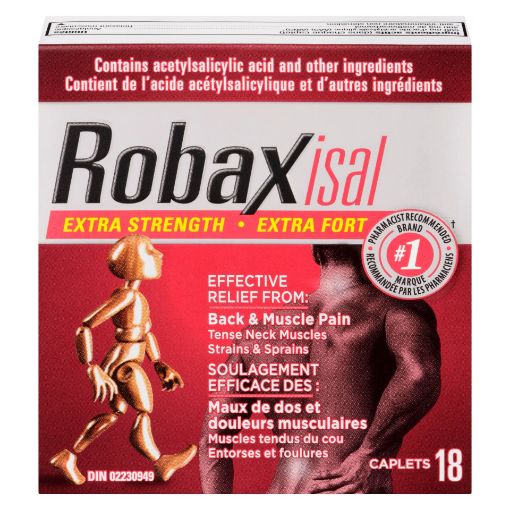 Picture of ROBAXISAL EXTRA STRENGTH CAPLET 500MG 18S