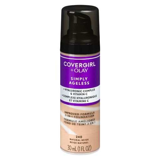 Picture of COVERGIRL+OLAY SIMPLY AGELESS 3N1 FOUNDATION - NATURAL BEIGE 30ML