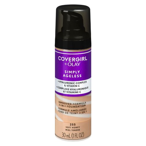 Picture of COVERGIRL+OLAY SIMPLY AGELESS 3N1 FOUNDATION - SOFT HONEY 30ML             