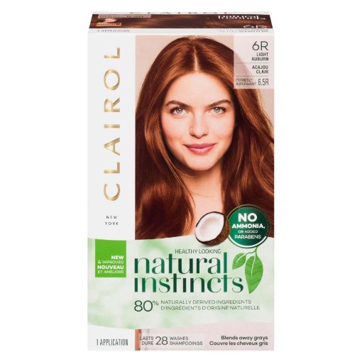Picture of CLAIROL NATURAL INSTINCTS HAIR COLOUR - 6R LIGHT AUBURN - SPICED TEA       