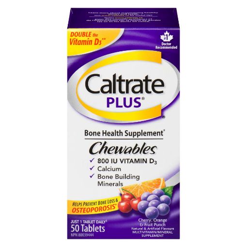 Picture of CALTRATE PLUS CHEWABLES TABLET 50S                                         