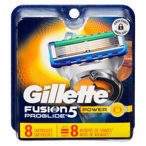 Picture of GILLETTE FUSION 5 PROGLIDE - POWER CARTRIDGE 8S                            