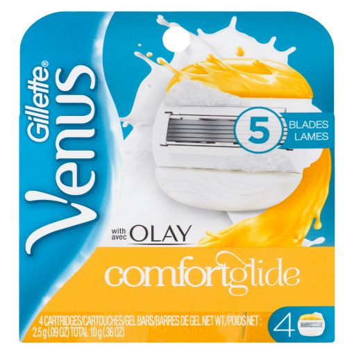 Picture of GILLETTE VENUS COMFORT GLIDE WITH OLAY COCONUT CARTRIDGES - BASE 4S