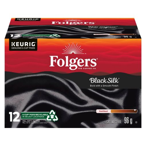 Picture of FOLGERS K-CUPS - BLACK SILK 96GR 12S