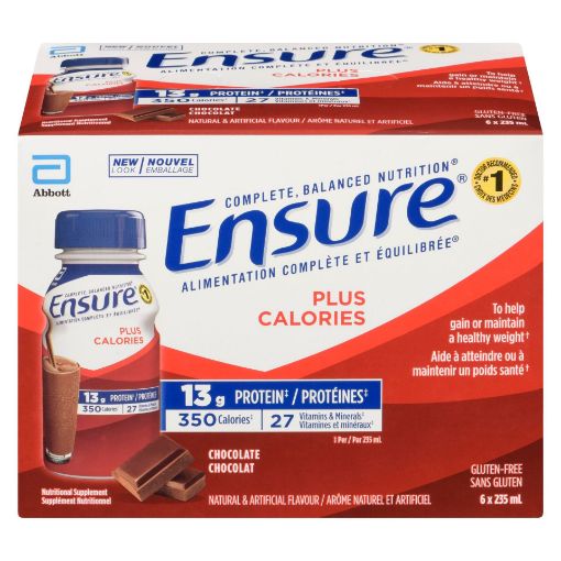 Picture of ENSURE PLUS - CHOCOLATE 6X235ML                                            