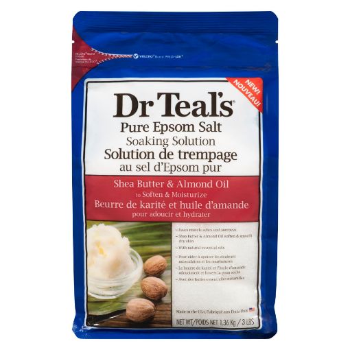 Picture of DR TEALS SHEA BUTTER and ALMOND OIL EPSOM SALT 1.36KG